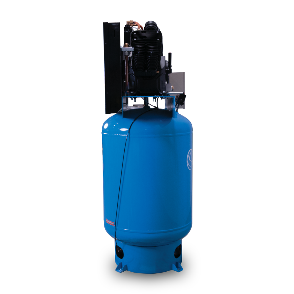 PneuTech PF Series 7.5HP 80 Gallon Vertical Two Stage Compressor (Fully Packaged) Photo