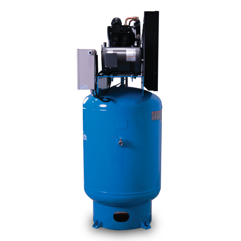PneuTech PF Series 7.5HP 80 Gallon Vertical Two Stage Compressor (Fully Packaged) Photo