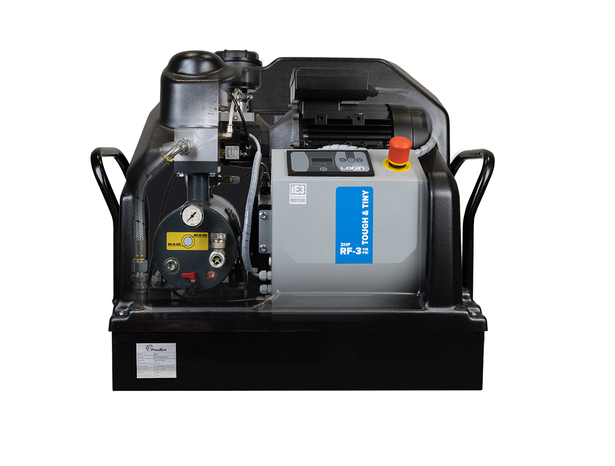 PneuTech RF-3F-145B Single Phase Air Compressor Photo
