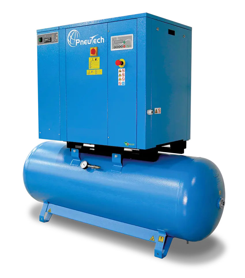 PneuTech RK-10F-145T-D Rotary Screw Air Compressor - Fixed Speed with Integrated Dryer Photo