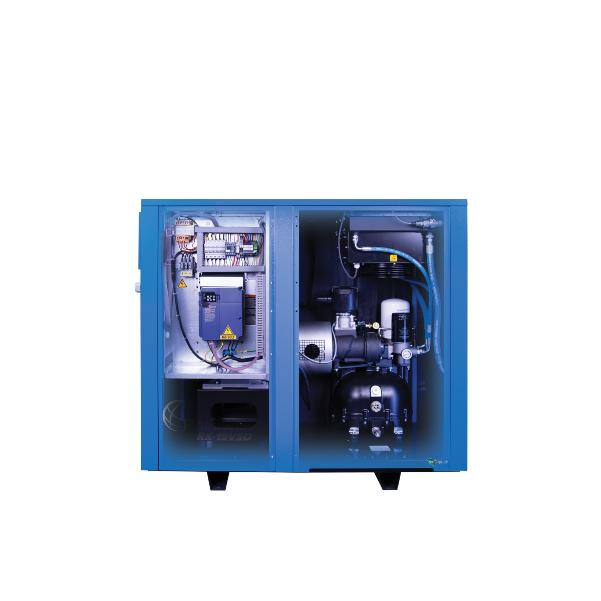 PneuTech RK-15VSD-115B Rotary Screw Air Compressor Photo