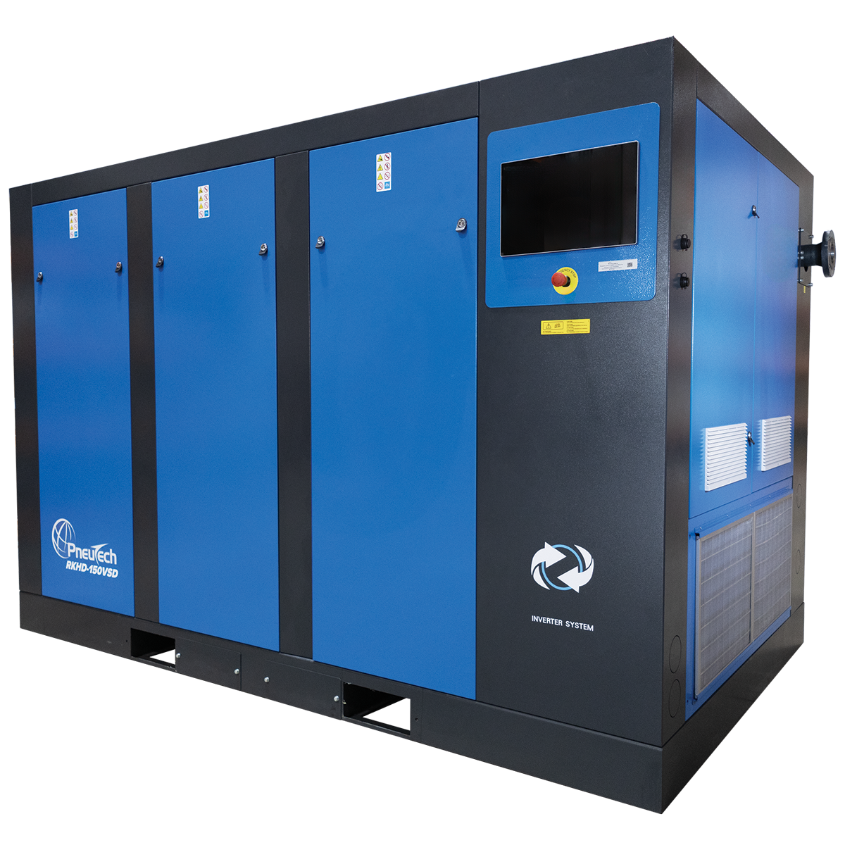 PneuTech RKHD-125VSD Rotary Screw Air Compressor Photo