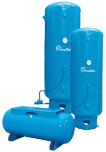 2200 Gallon Vertical Receiver Tank with Flange Photo