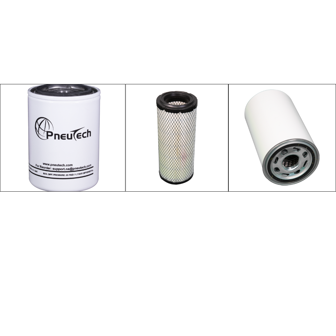 PneuTech 30HP Variable Speed Rotary Screw 2000 Hour Service Kit Photo