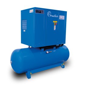 PneuTech RK-7.5F-145T-D Rotary Screw Air Compressor - Fixed Speed with Integrated Dryer Photo