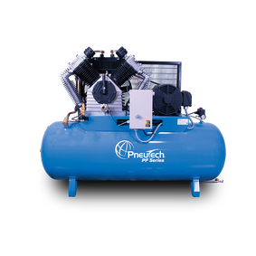 PneuTech PF Series 10 HP 120 Gallon Horizontal Two Stage Compressor (Fully Packaged) Photo