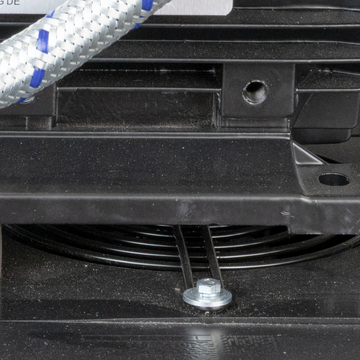 Oversized cooling fan 