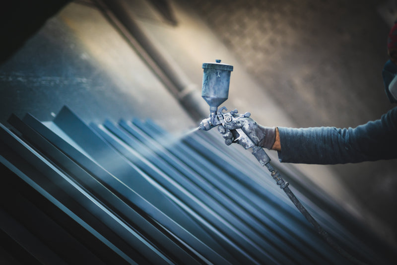 Compressed air for powder coating and paint booths