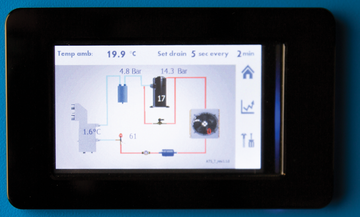 Electronic Control - All models have an electronic control board, with a double sensor system that keeps the dew point and condensing pressure within ideal operating parameters.