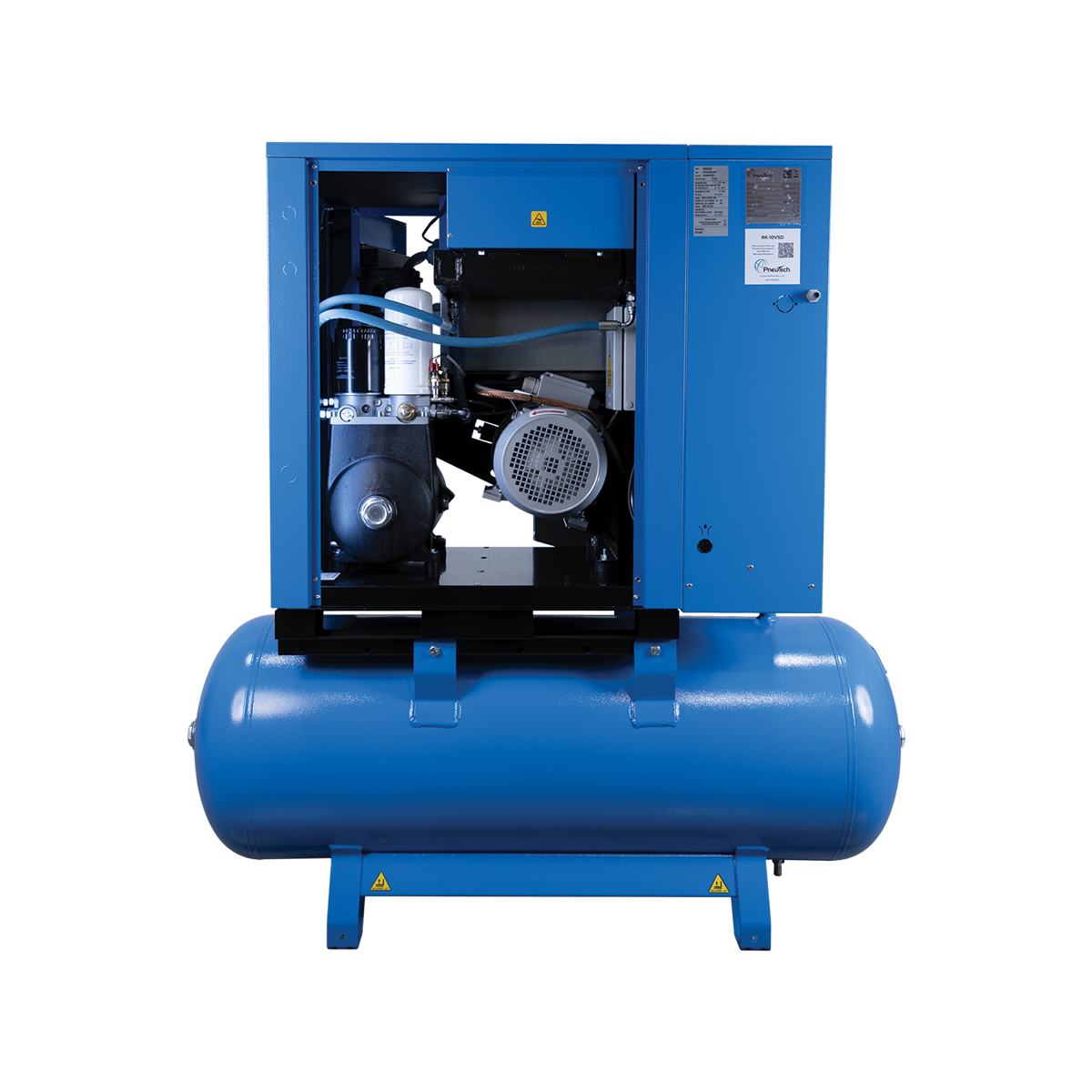 PneuTech RK-10VSD-115T-D Rotary Screw Air Compressor - Variable Speed with Integrated Dryer 460V Photo