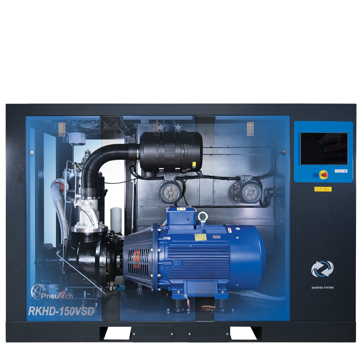 PneuTech RKHD-180VSD Rotary Screw Air Compressor Photo